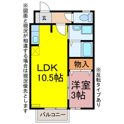 モナリエ野路の物件間取画像